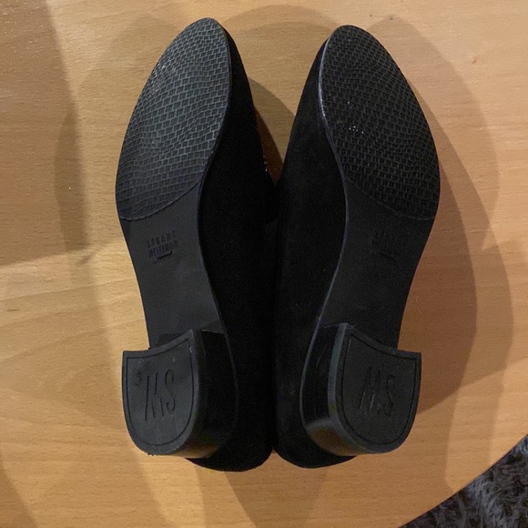 Stewart Weizmann Suede Sparkle Loafers - Picture 3 of 4